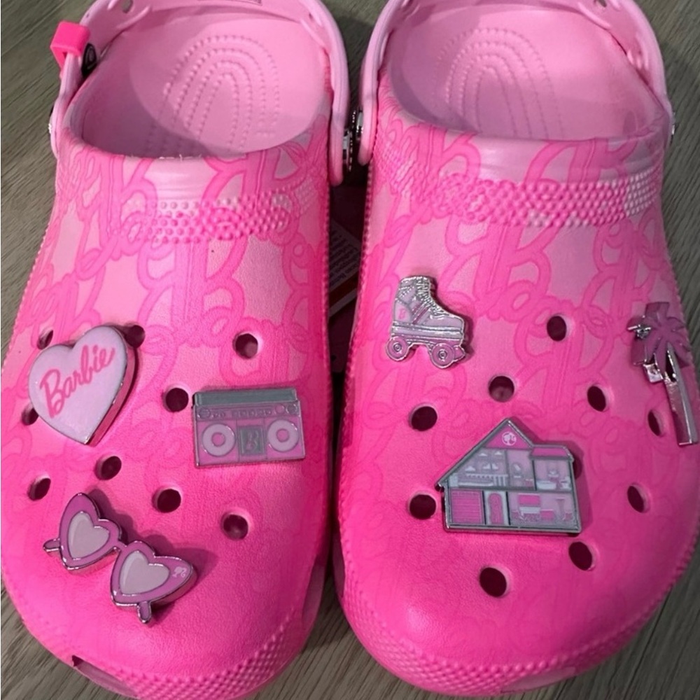 Barbie Pink Adult Crocs Shoes